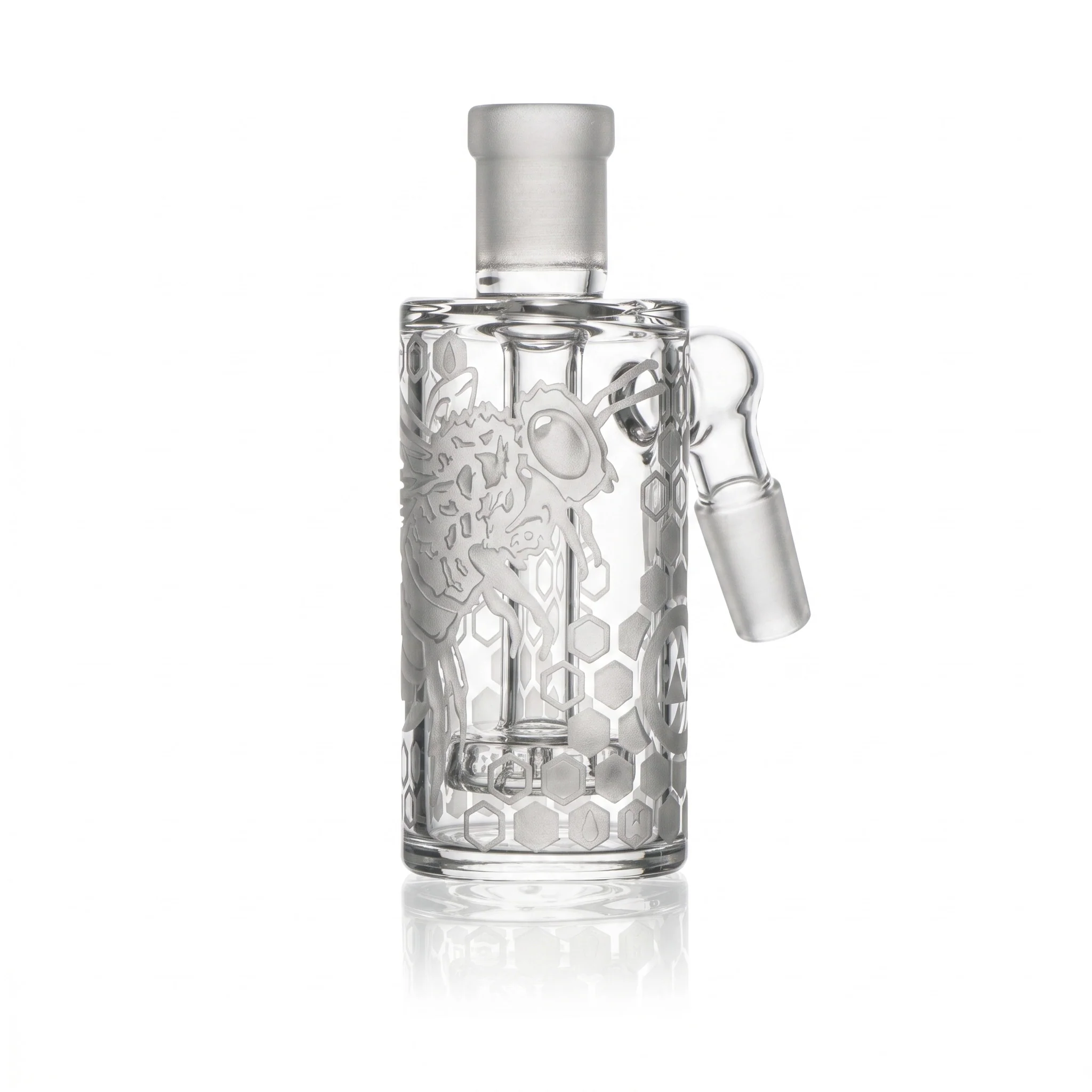 Milky Way Glass 5" Bee Hive Ash Catcher (Clear) - Image 2