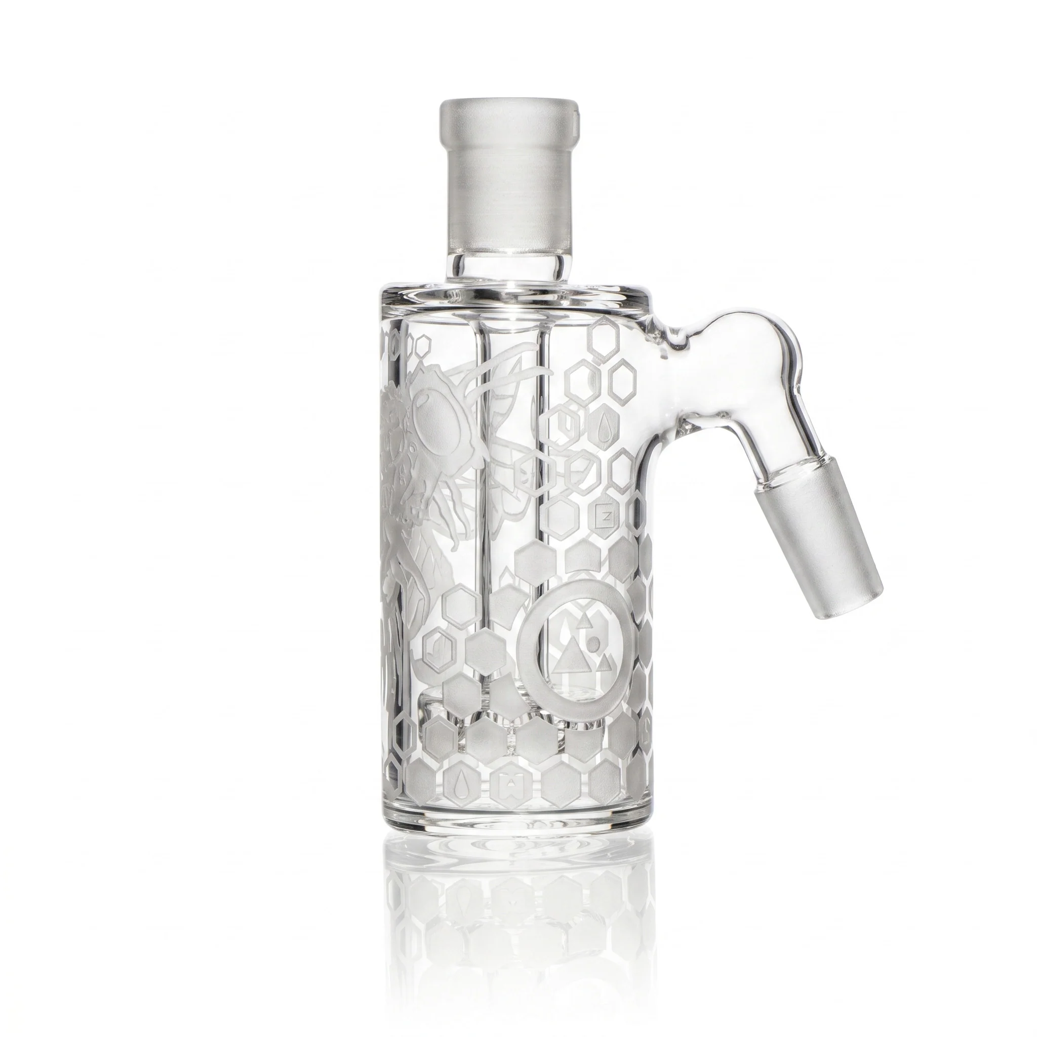 Milky Way Glass 5" Bee Hive Ash Catcher (Clear) - Image 3