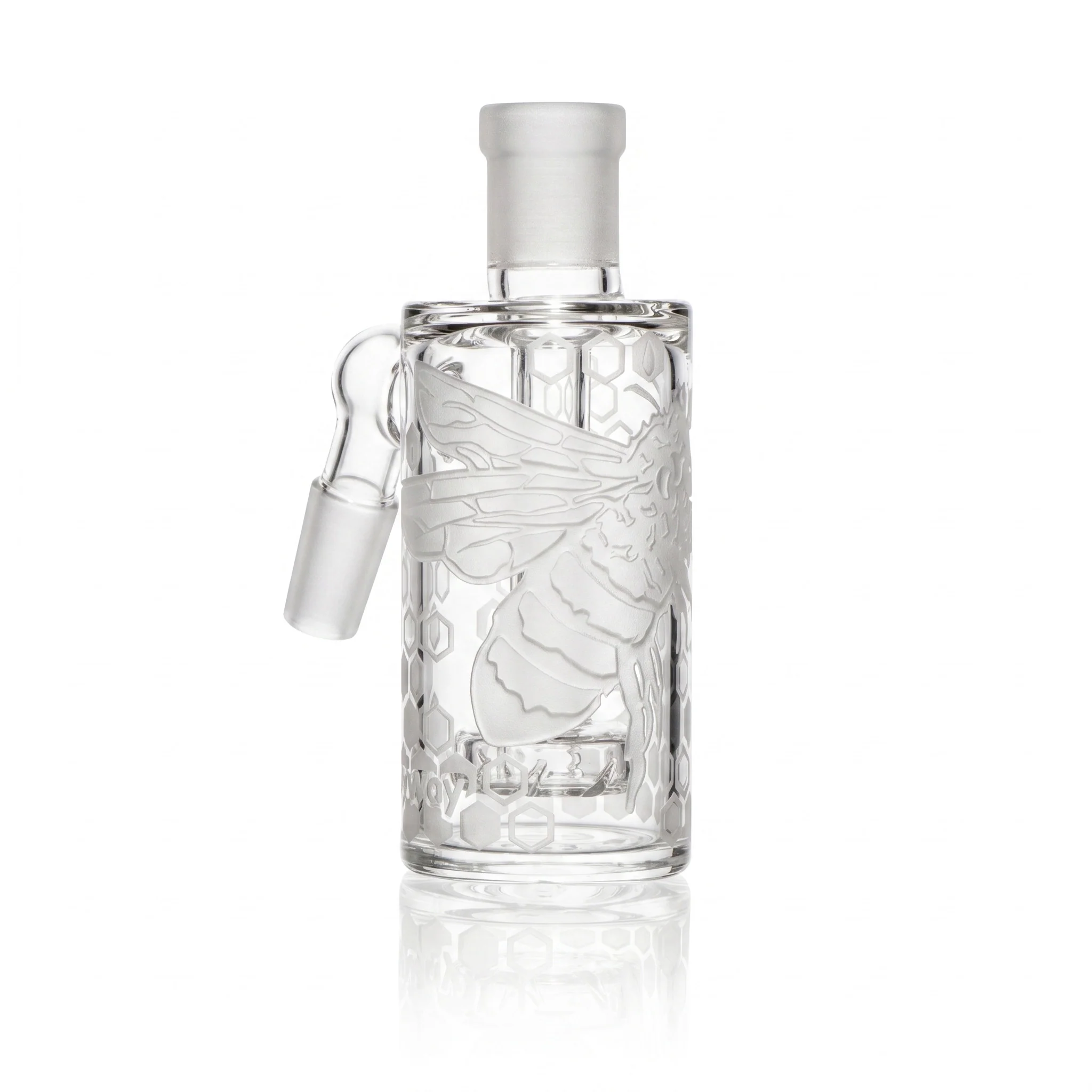 Milky Way Glass 5" Bee Hive Ash Catcher (Clear) - Image 4