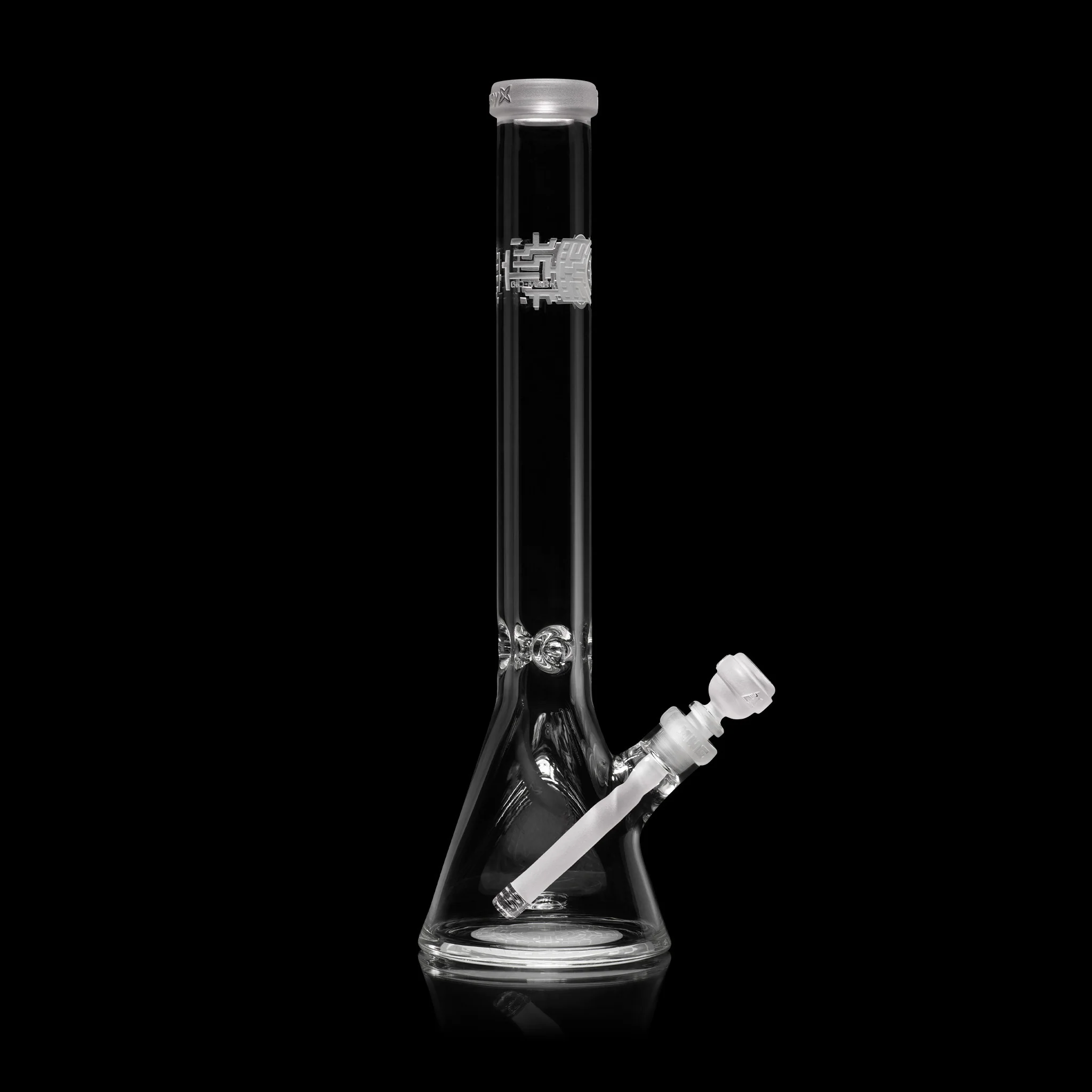 Milky Way Glass Bio-Mark Code 18″ Beaker Bong (Clear) - Image 5