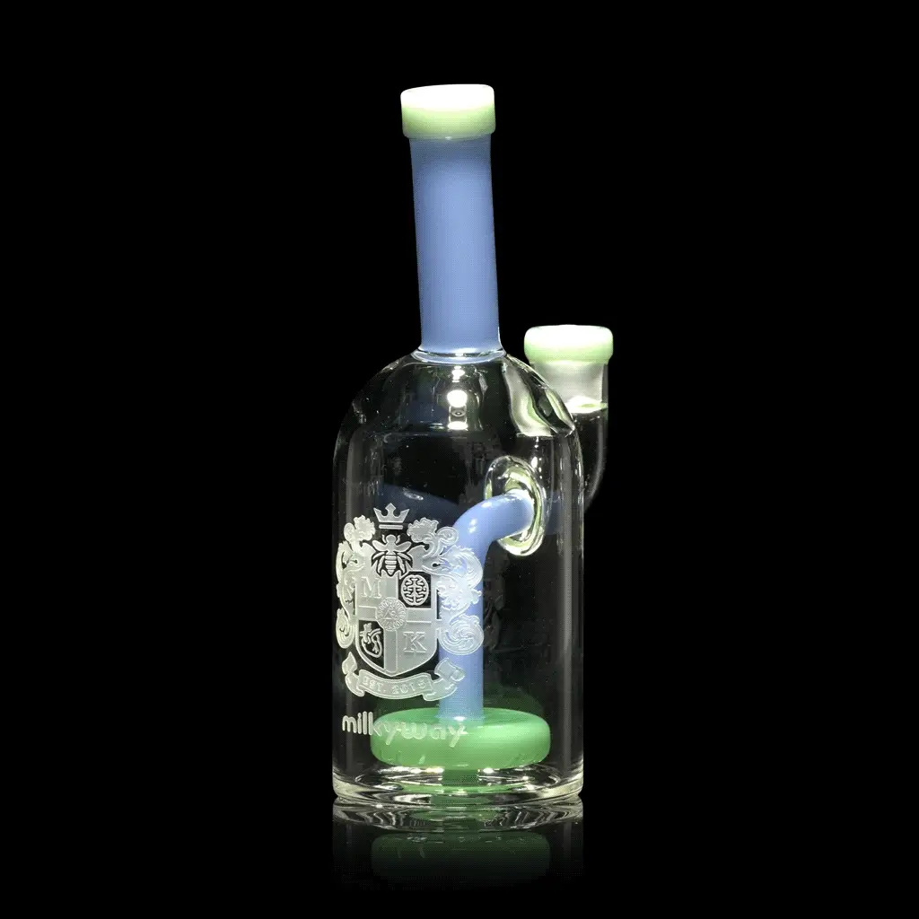 Milky Way Glass Coat of Arms 7″ Dab Rig (Green) - Image 2