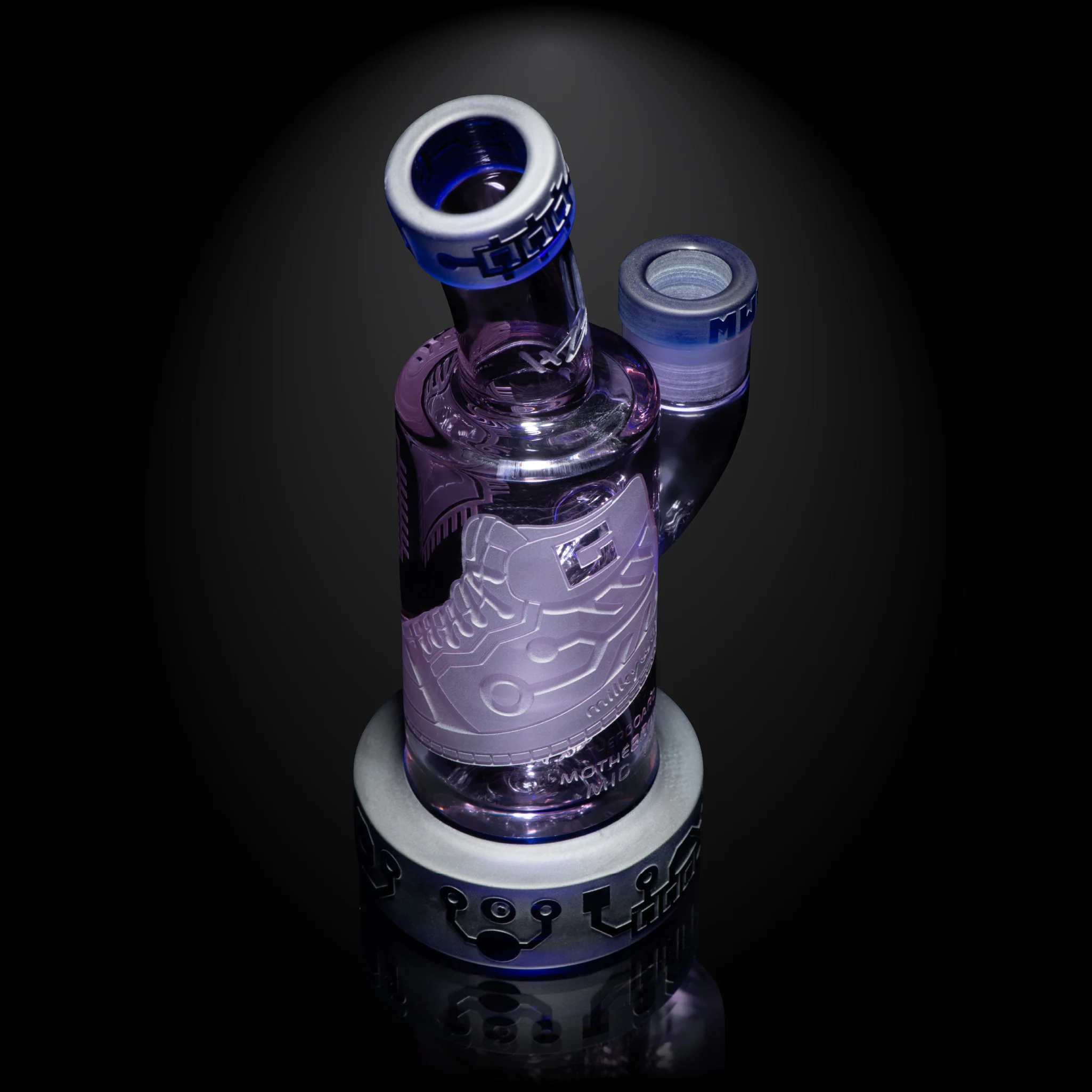 Milky Way Glass Motherboard Mid 6" Dab Rig (Purple) - Image 2