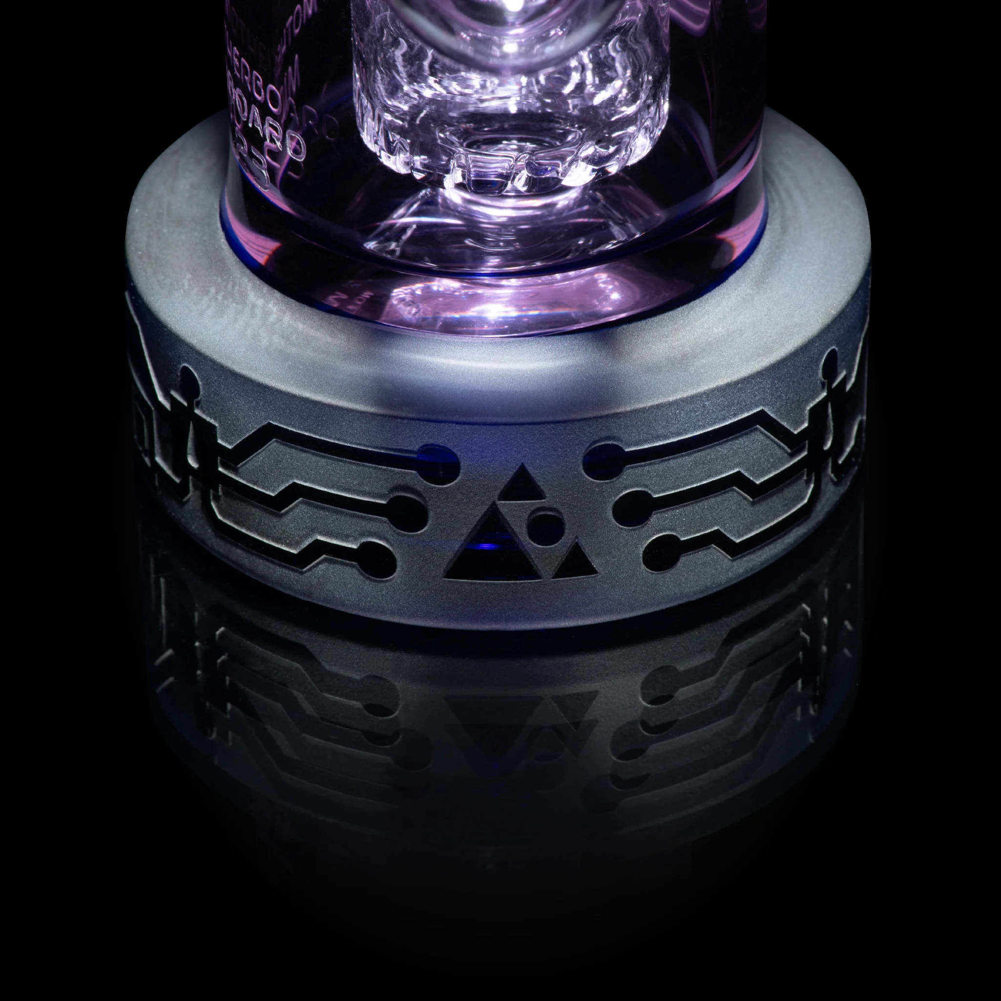 Milky Way Glass Motherboard Mid 6" Dab Rig (Purple) - Image 5