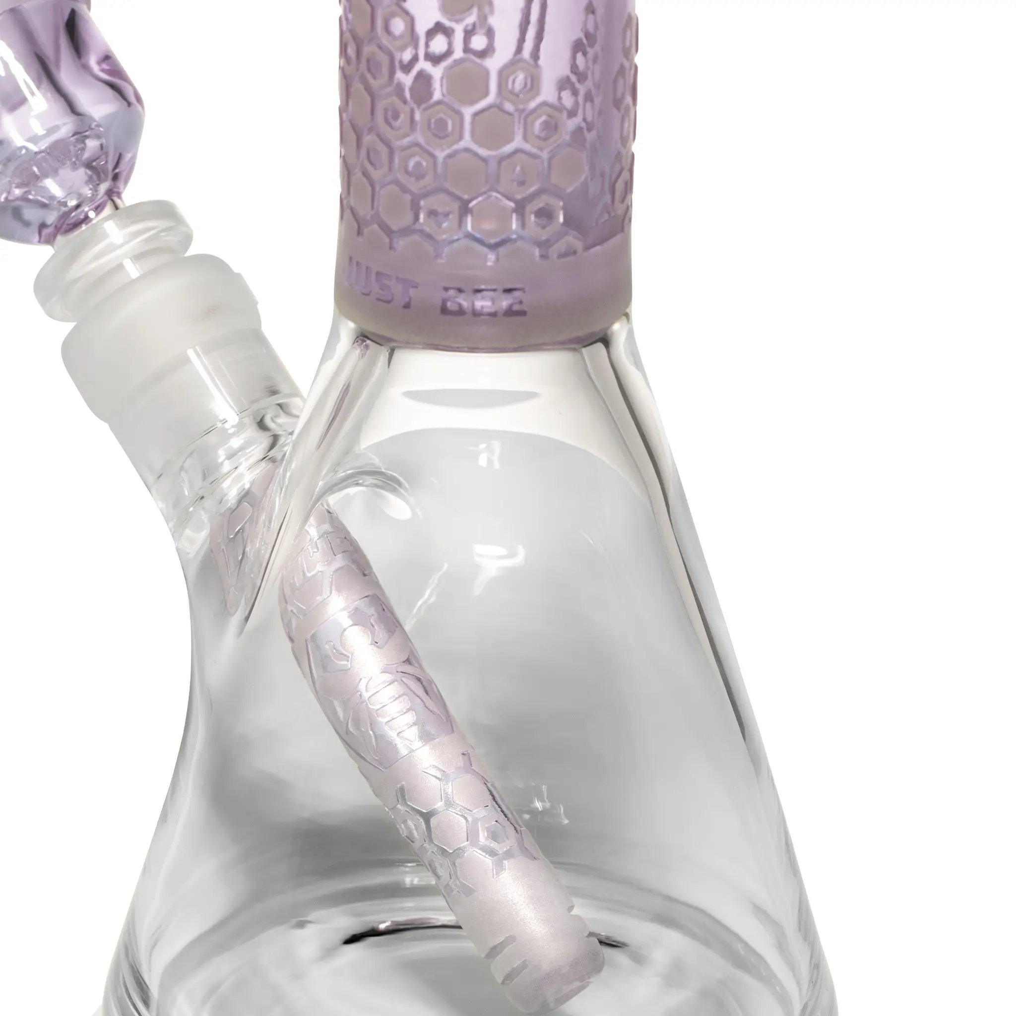 Milky Way Glass Nectar 11" Beaker Bong (Purple) - Image 3