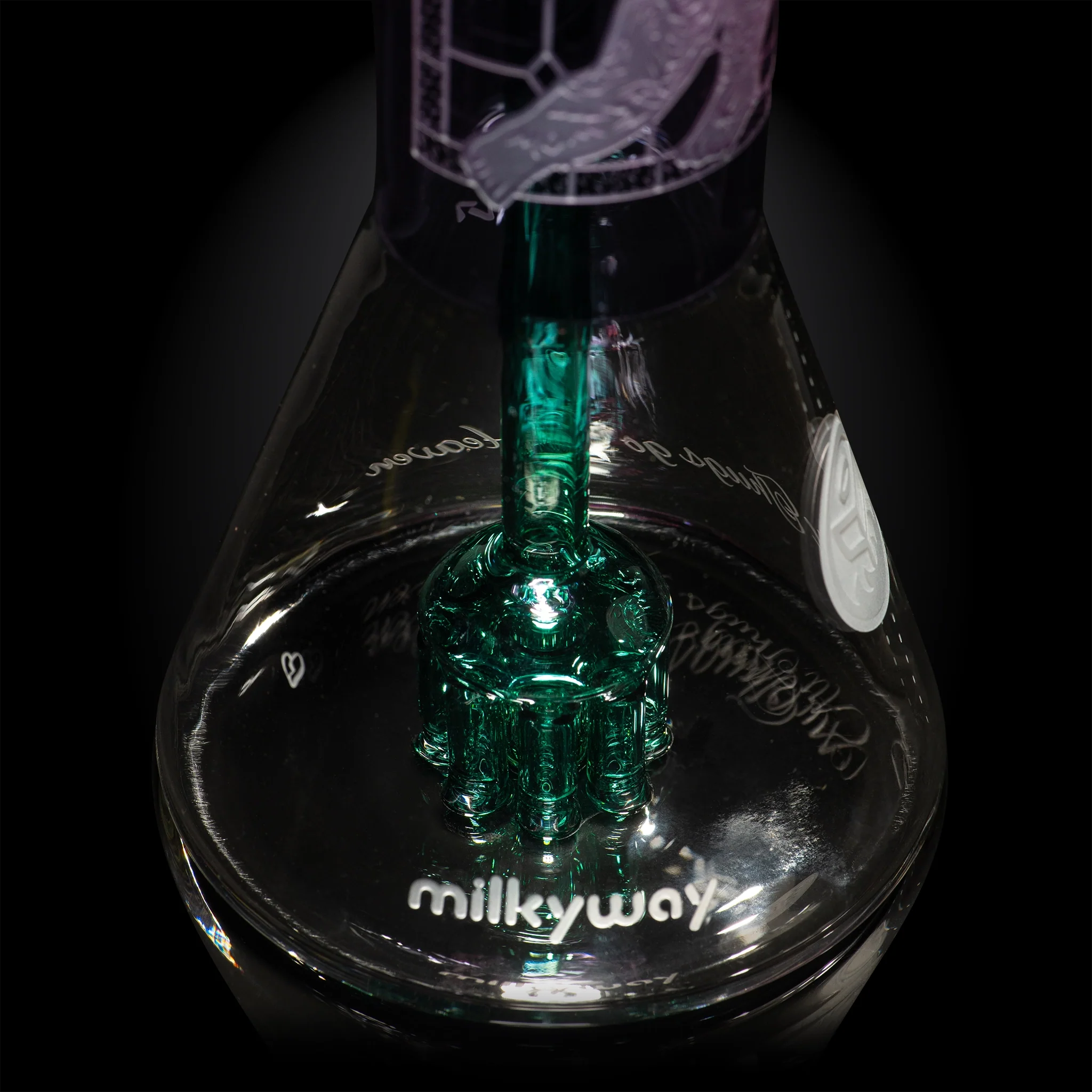 Milky Way Glass Thug Life 13" Dab Rig (Purple) - Image 5