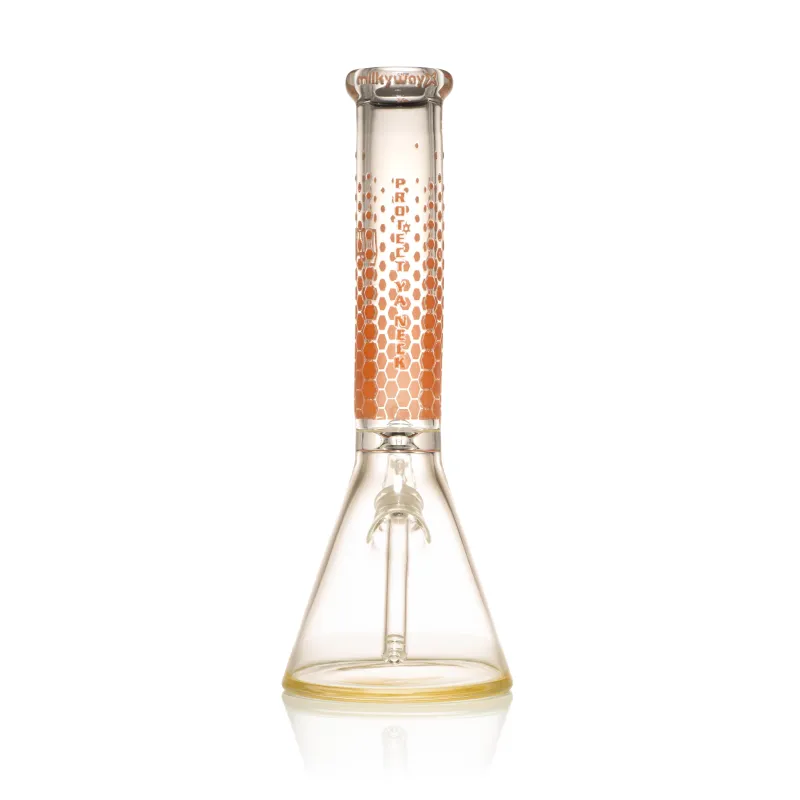 Milky Way Kevlar 14" Beaker Bong (Amber) - Image 2