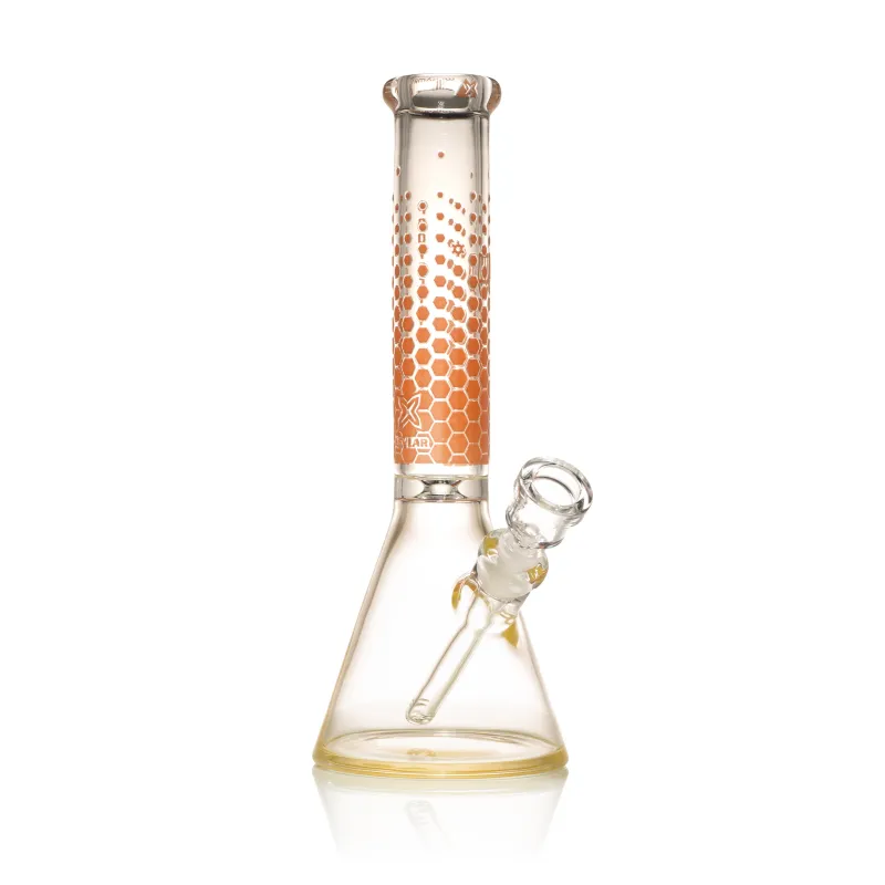 Milky Way Kevlar 14" Beaker Bong (Amber) - Image 3