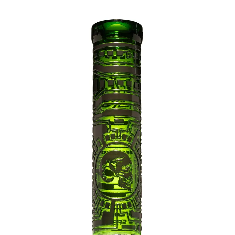 Milky Way Species 14" Beaker Bong (Green) - Image 2