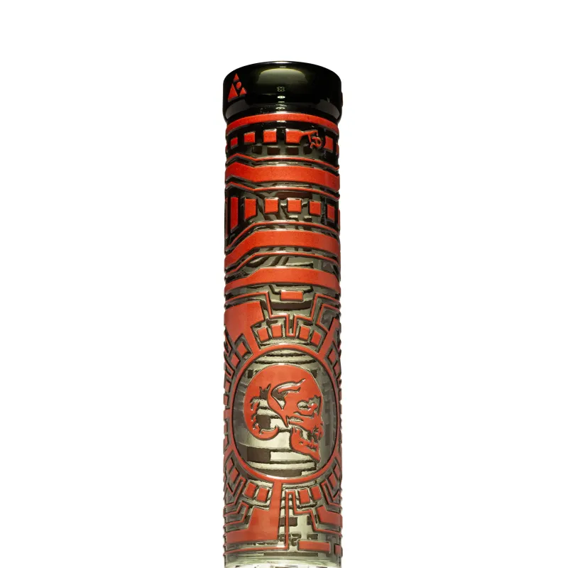 Milky Way Species 14" Beaker Bong (Red) - Image 2