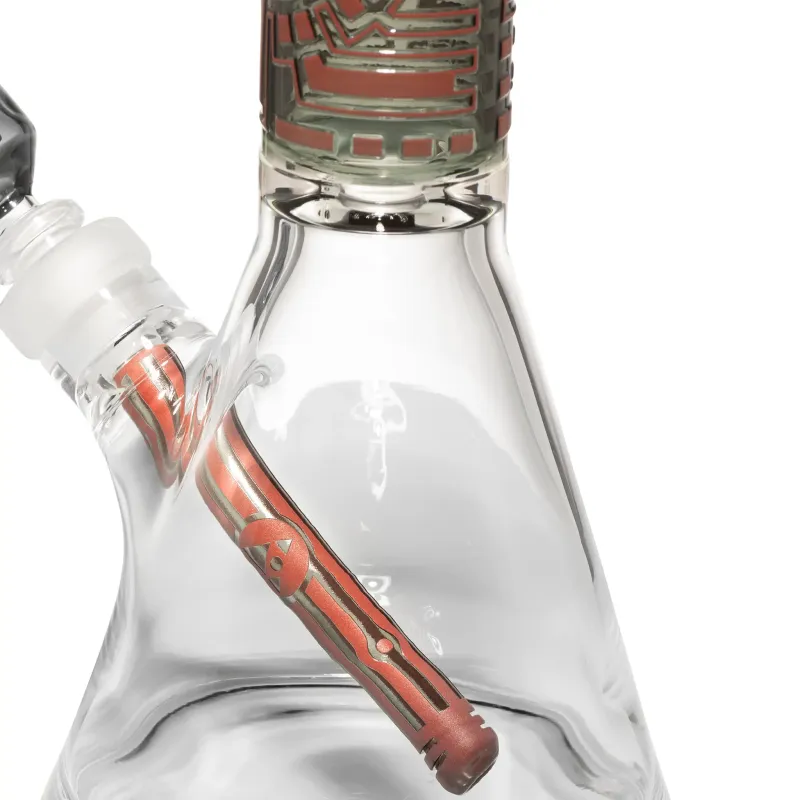 Milky Way Species 14" Beaker Bong (Red) - Image 3