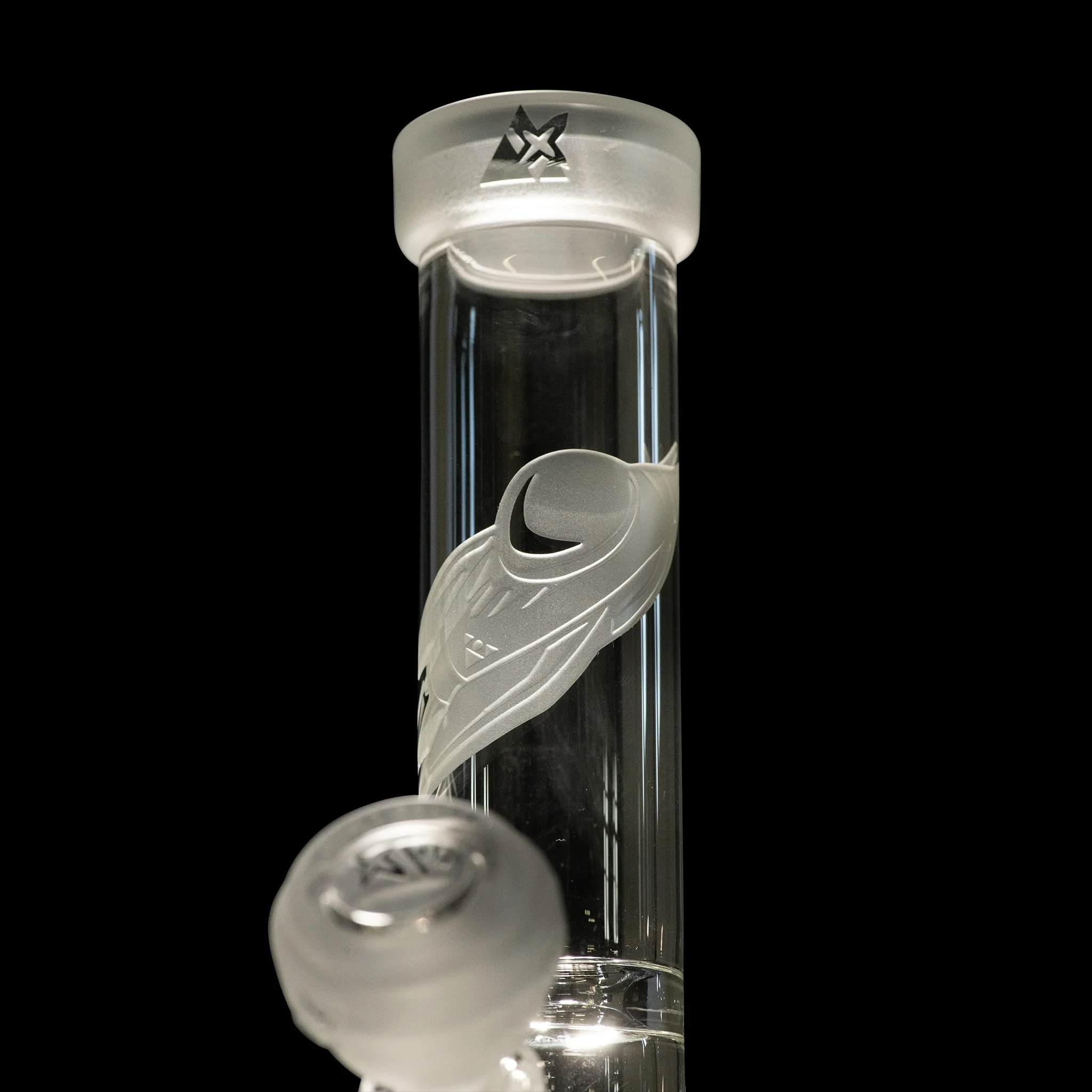 Milky Way X Spaceship X 9" Straight Tube (Clear) - Image 3