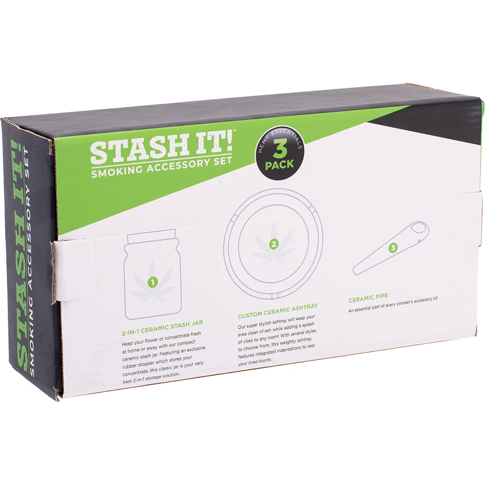 Mushroom Smoker's Kit (AshTray, Jar & Pipe) - Image 3