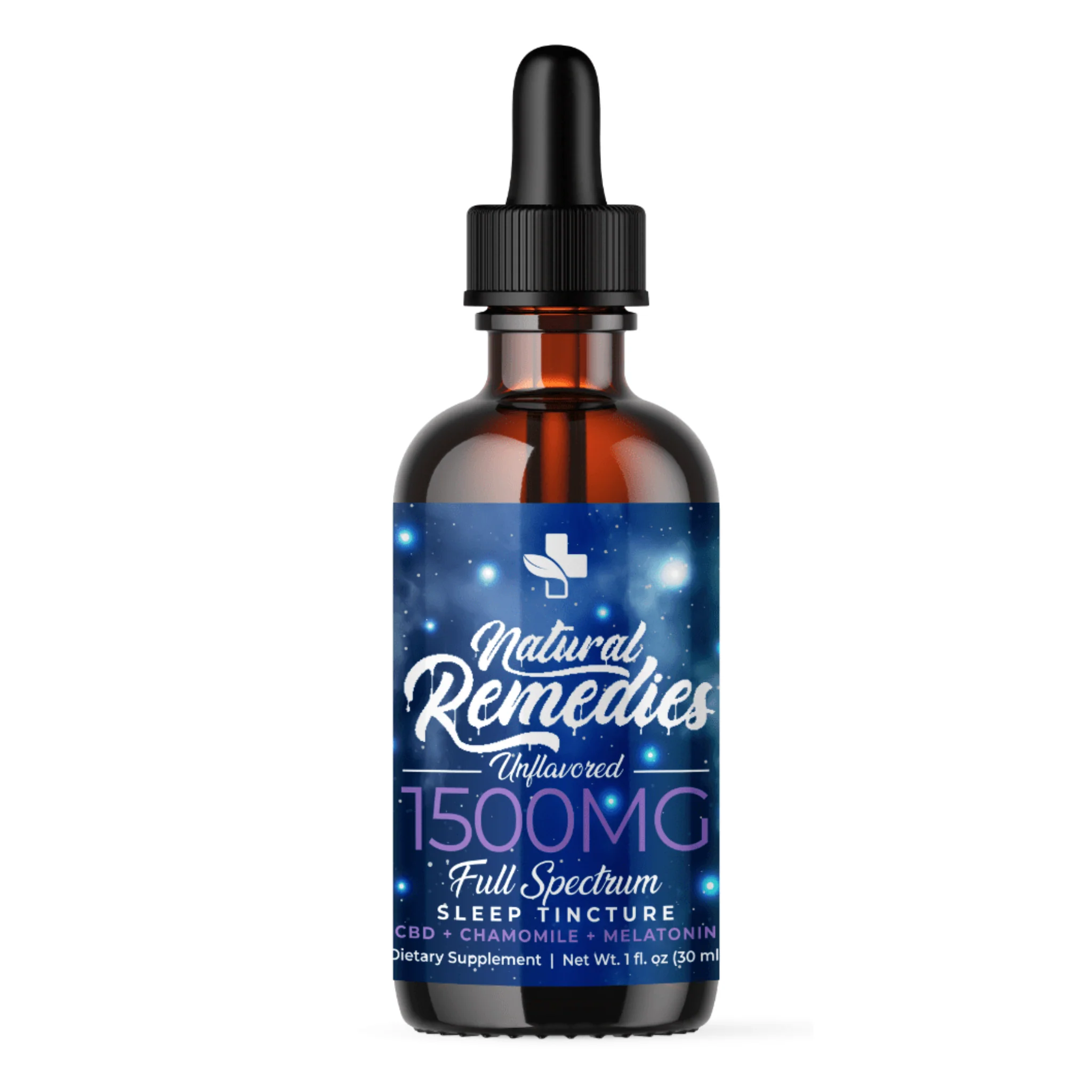 "Sleep" Melatonin Chamomile Organic Full Spectrum CBD Tincture (1500 mg)