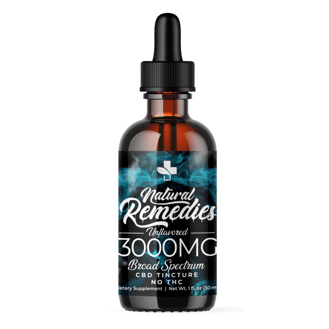 Broad Spectrum Organic CBD Tincture (3000 mg)