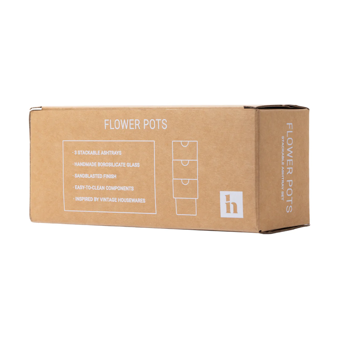 NWTN Home Flower Pots AshTray Set (Fog) - Image 4
