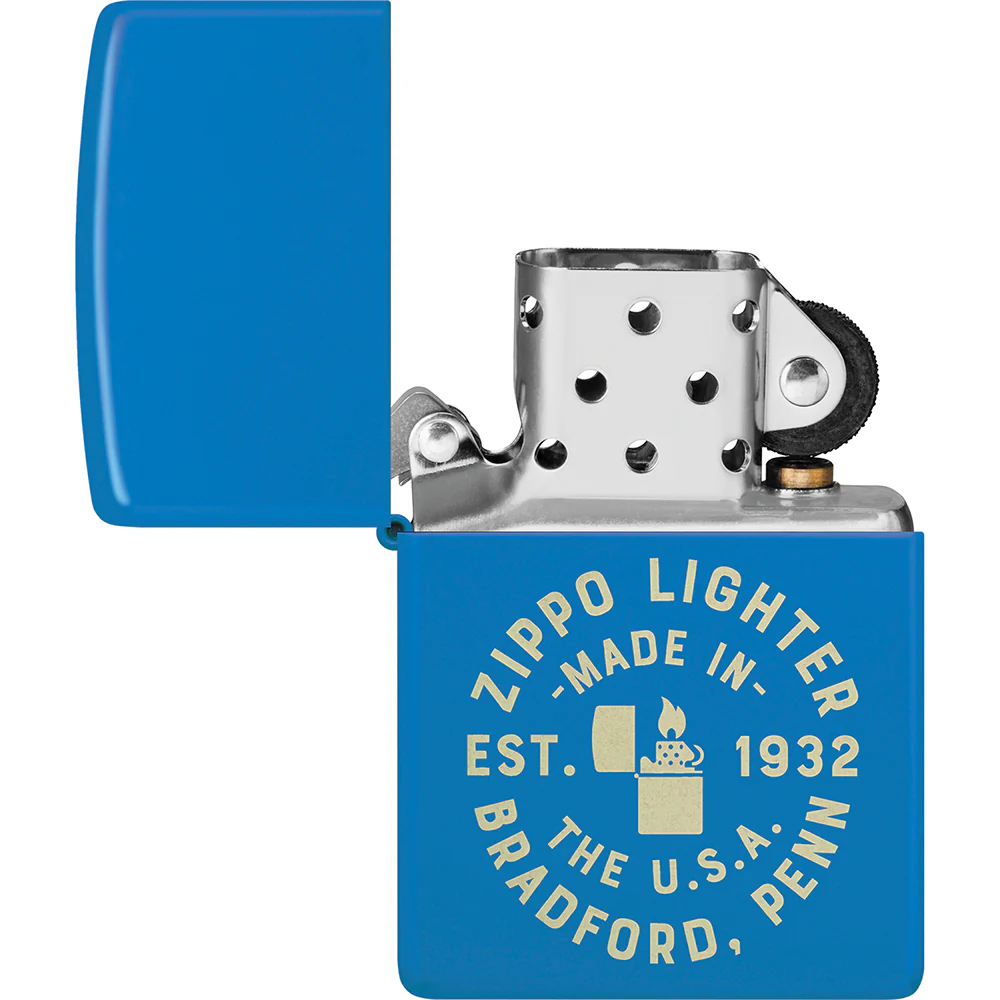 OG Blue Zippo Lighter - Image 6
