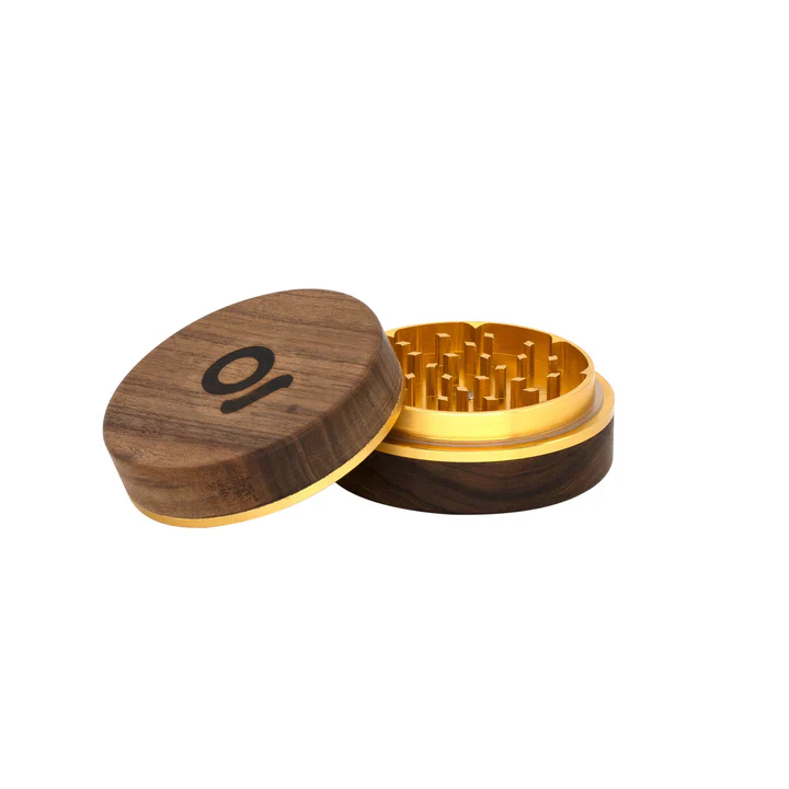 Ongrok 2-Piece Walnut Grinder 3" (Gold) - Image 2