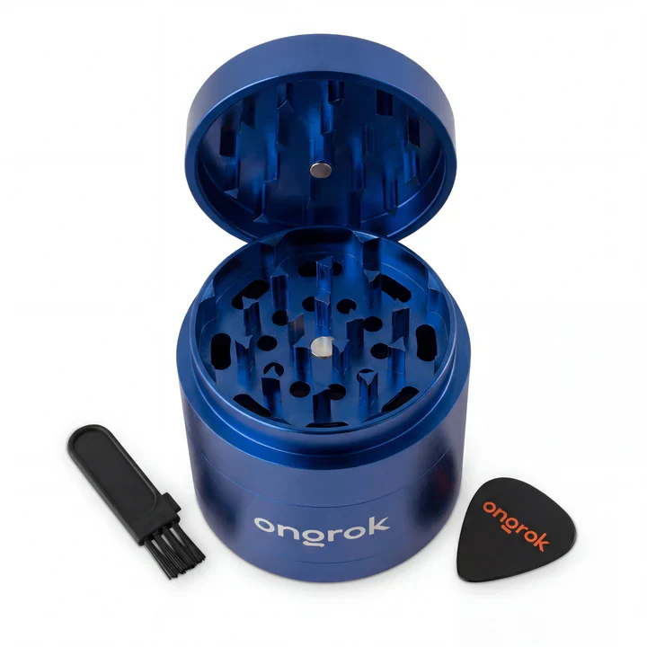 Ongrok 4-Piece EZ Grinder 2.5" (Blue) - Image 3