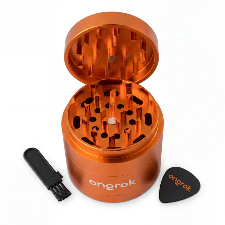 Ongrok 4-Piece EZ Grinder 2.5" (Orange) - Image 2