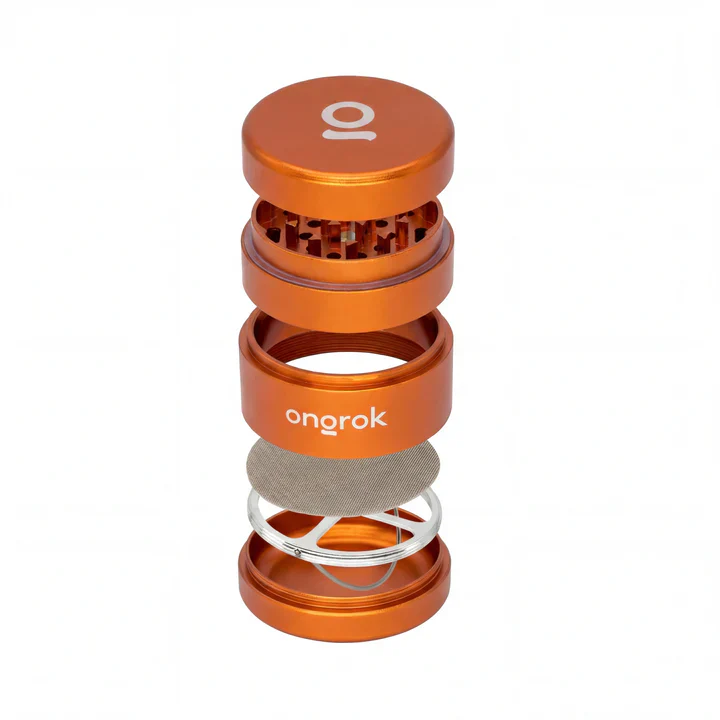 Ongrok 4-Piece EZ Grinder 2.5" (Orange) - Image 4