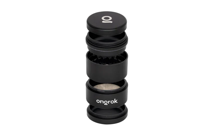 Ongrok 5-Piece Toothless Grinder 2.2" (Black) - Image 4