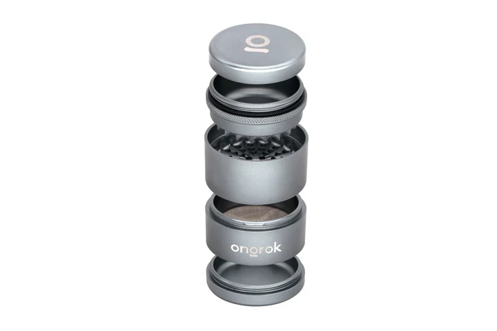 Ongrok 5-Piece Toothless Grinder 2.2" (Gun Metal) - Image 4
