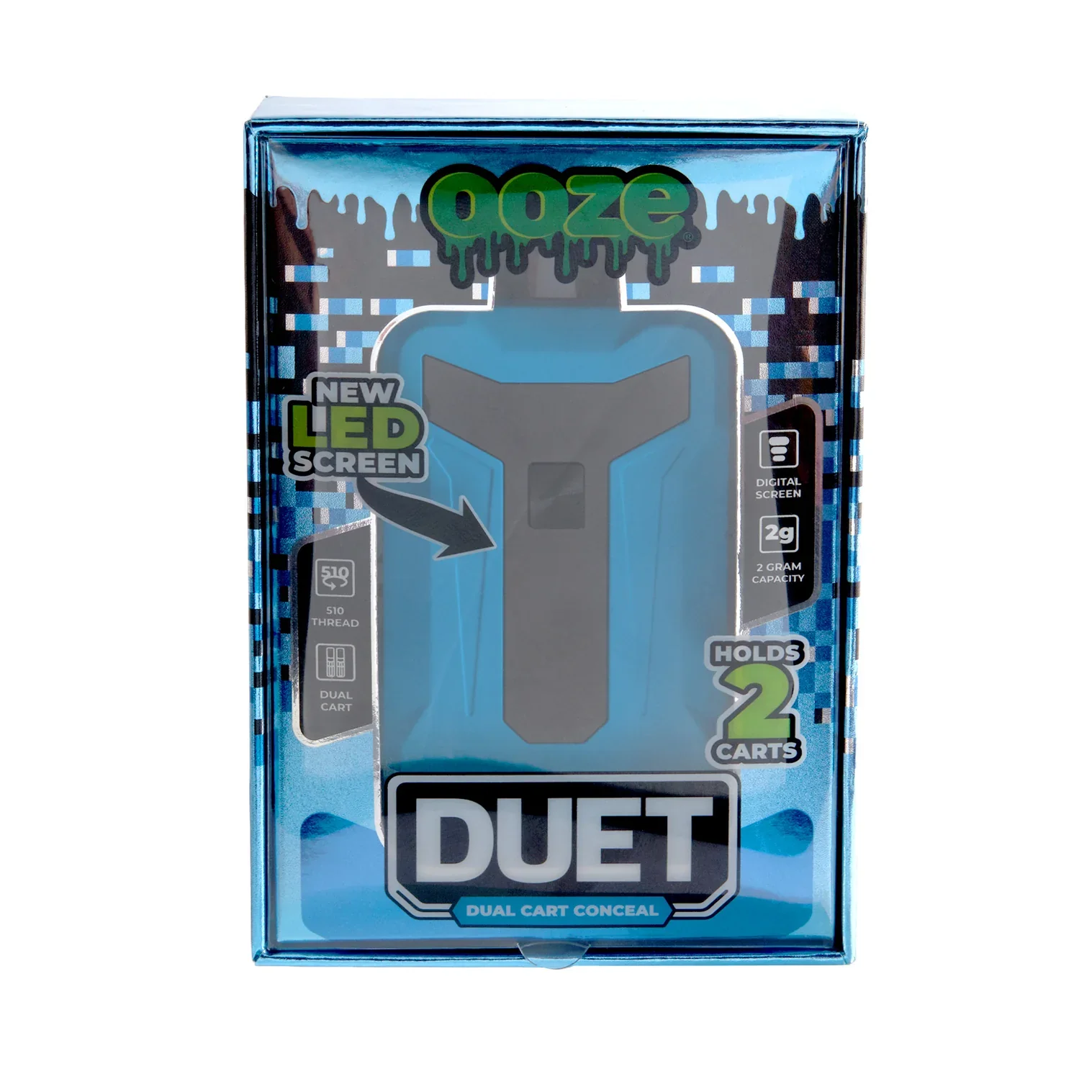 Ooze Duet Conceal 510 Battery (Blue) - Image 2