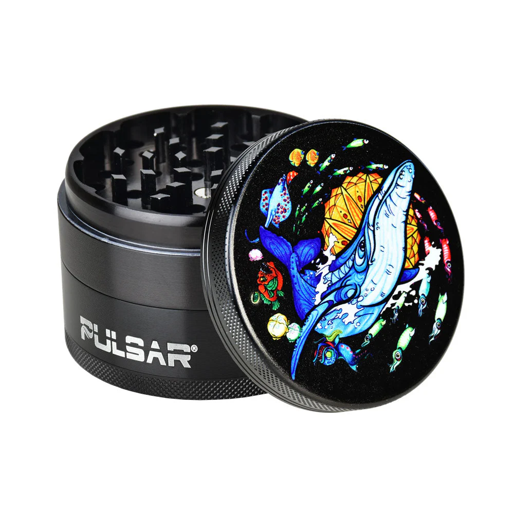 Pulsar 2.5” Metal 4-Piece Grinder - Multiple Designs! - Image 13