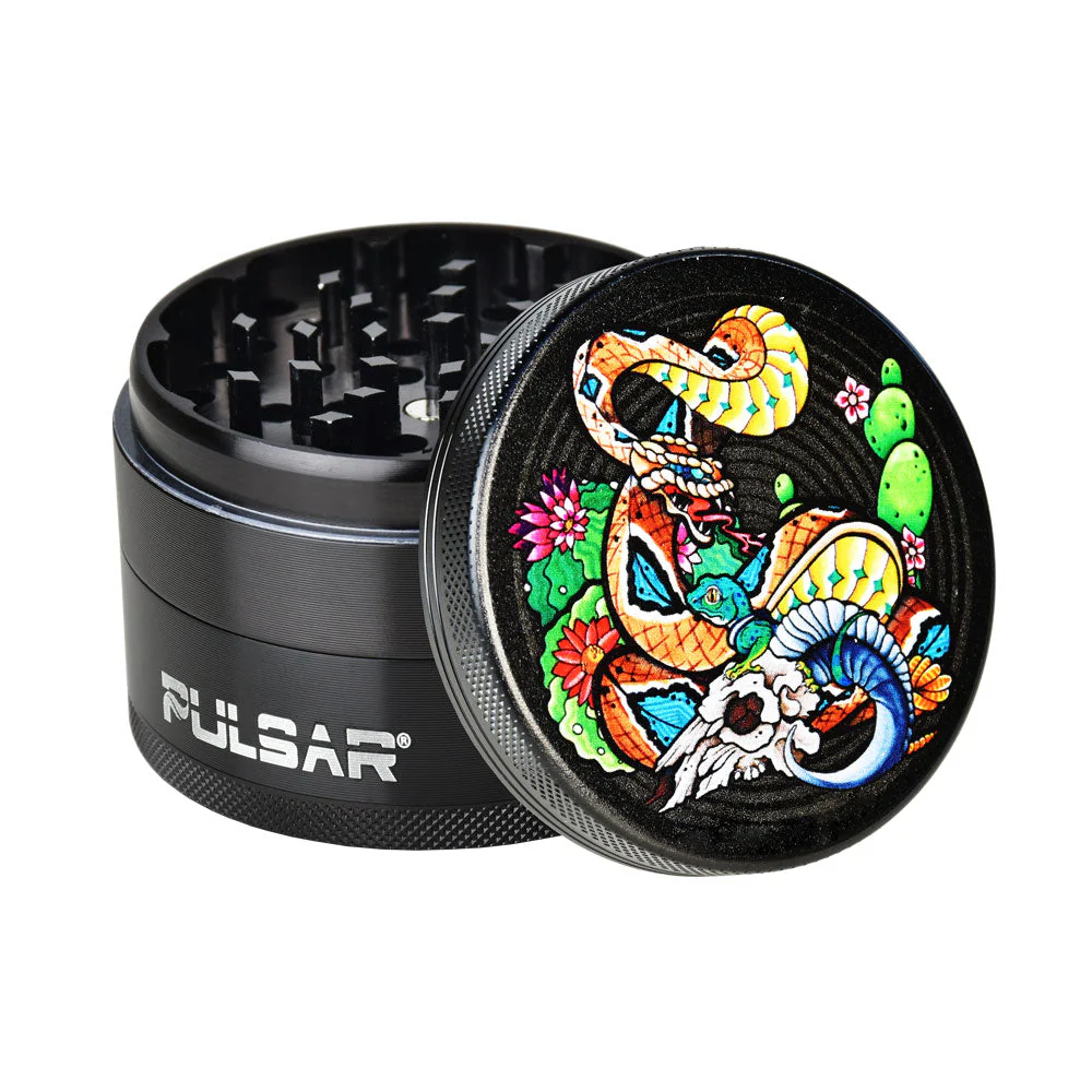 Pulsar 2.5” Metal 4-Piece Grinder - Multiple Designs! - Image 14