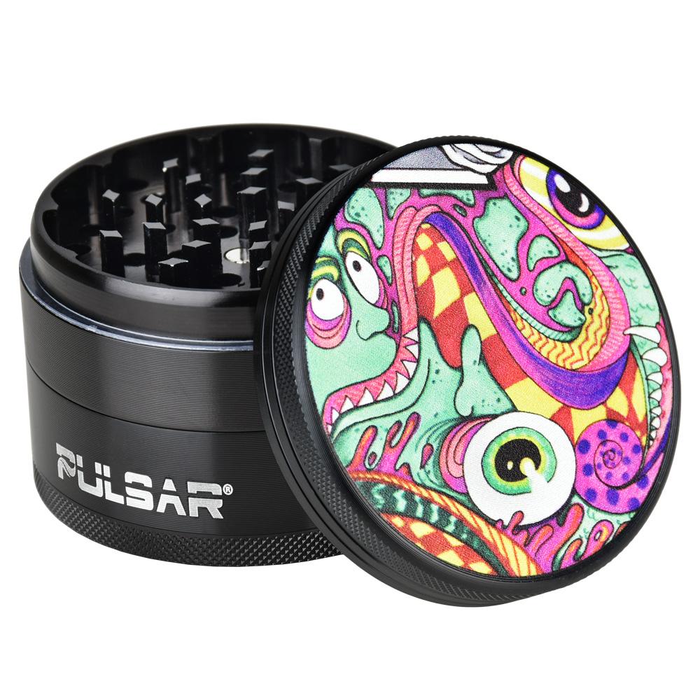Pulsar 2.5” Metal 4-Piece Grinder - Multiple Designs! - Image 17