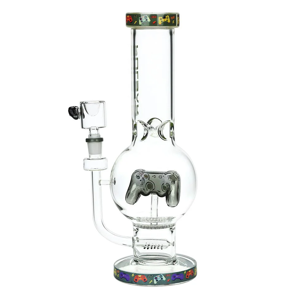Pulsar Game Time Bubble Base Glass Water Pipe - Image 7