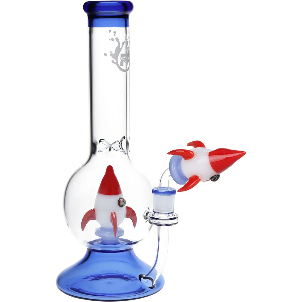 Rocketship Glass Water Pipe - Image 3