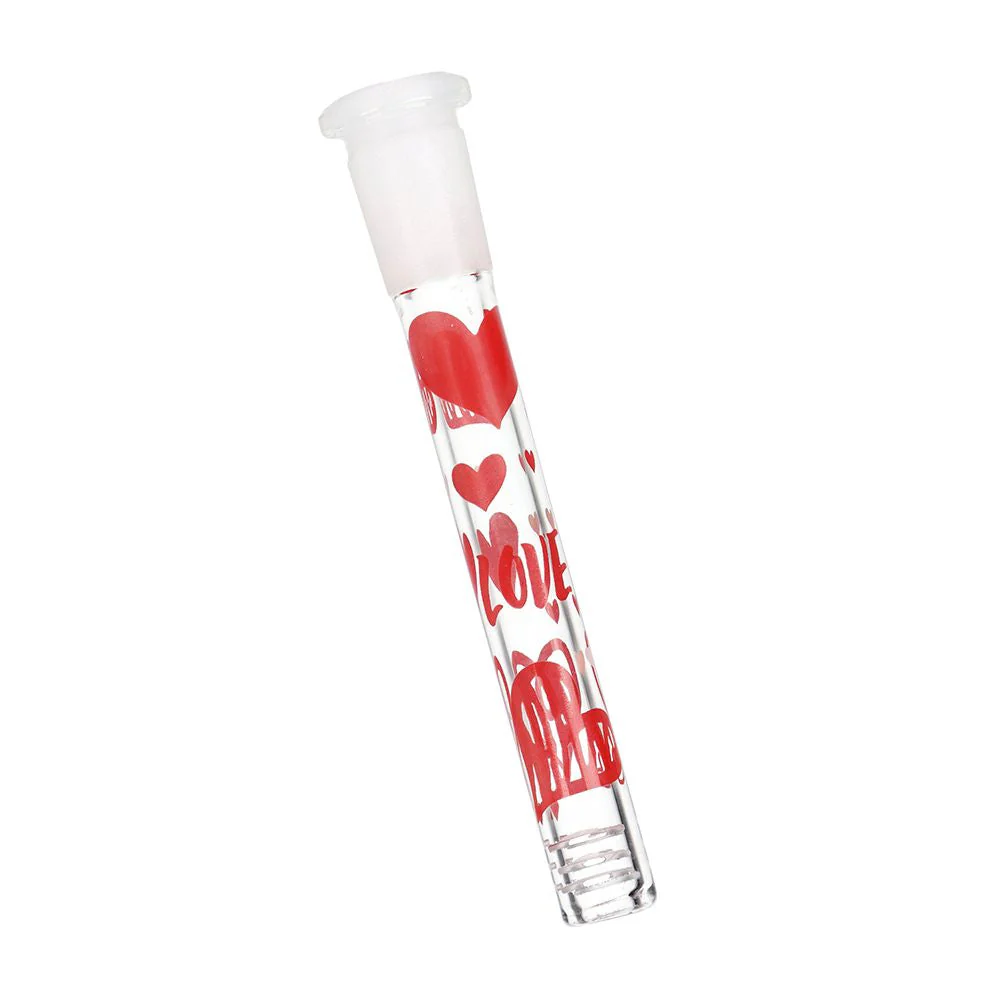 Valentine's Hearts 'n' Roses Glass Herb Pipe Duo - Image 5