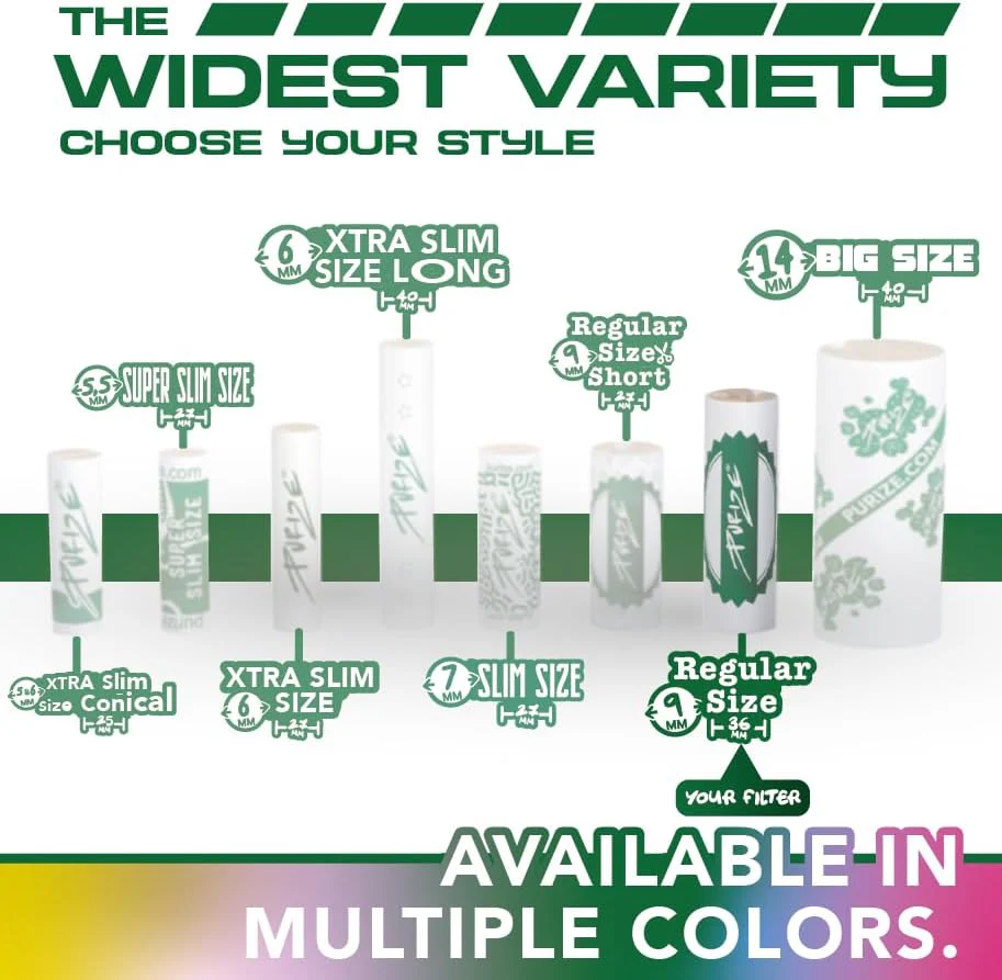 Purize Activated Charcoal Pre-Rolled Cones - Xtra Slim (90 Cones) - Image 3