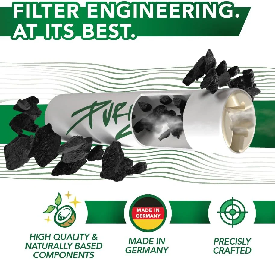 Purize Activated Charcoal Pre-Rolled Cones - Xtra Slim (90 Cones) - Image 4