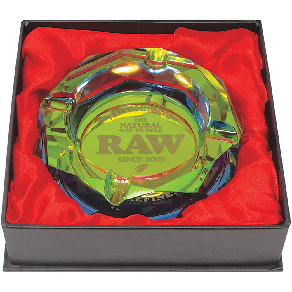 RAW 'Rainbow' Glass Ash Tray - Image 2