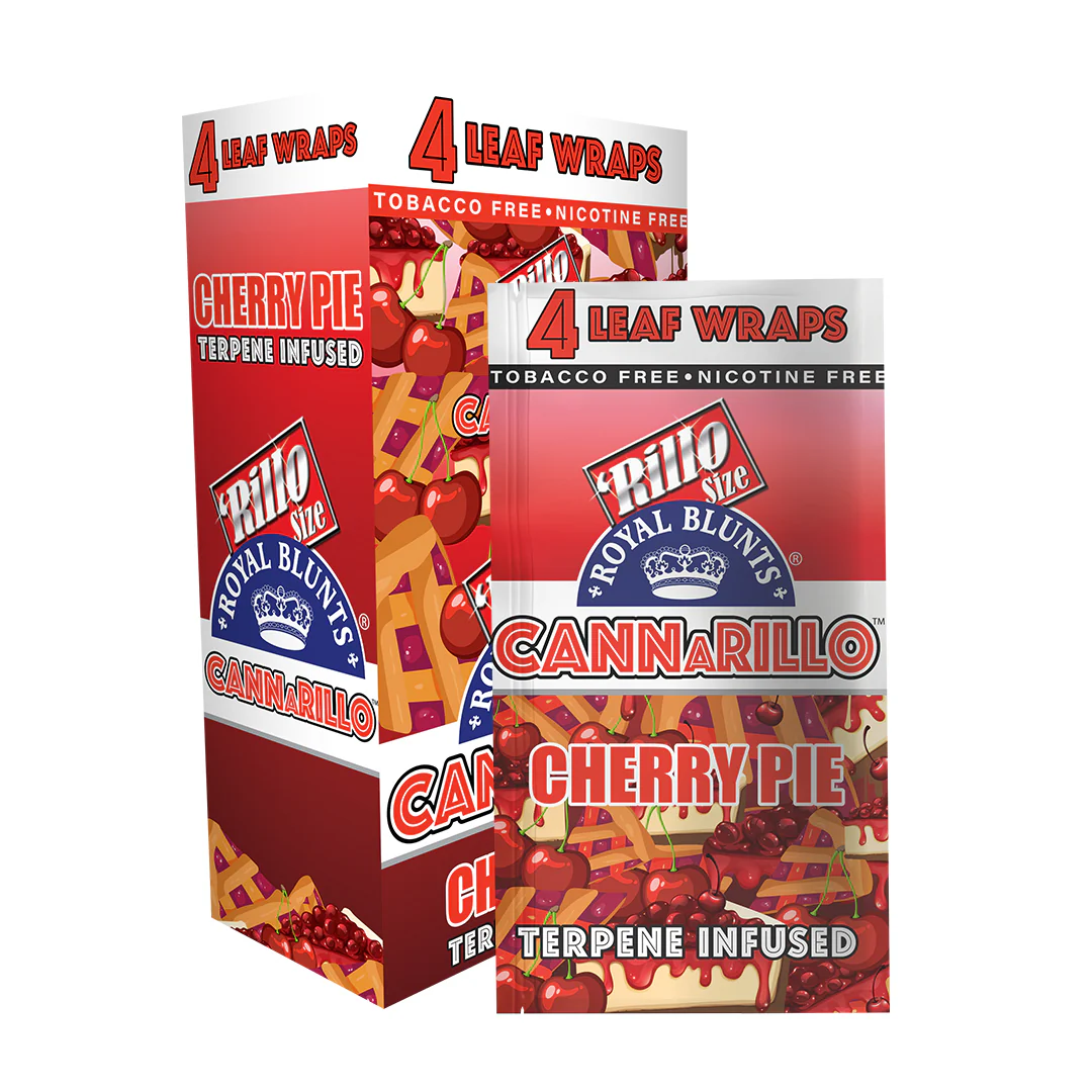 Royal Blunts Canarillo Tea Leaf Wraps (Cherry Pie) (100 Wraps)