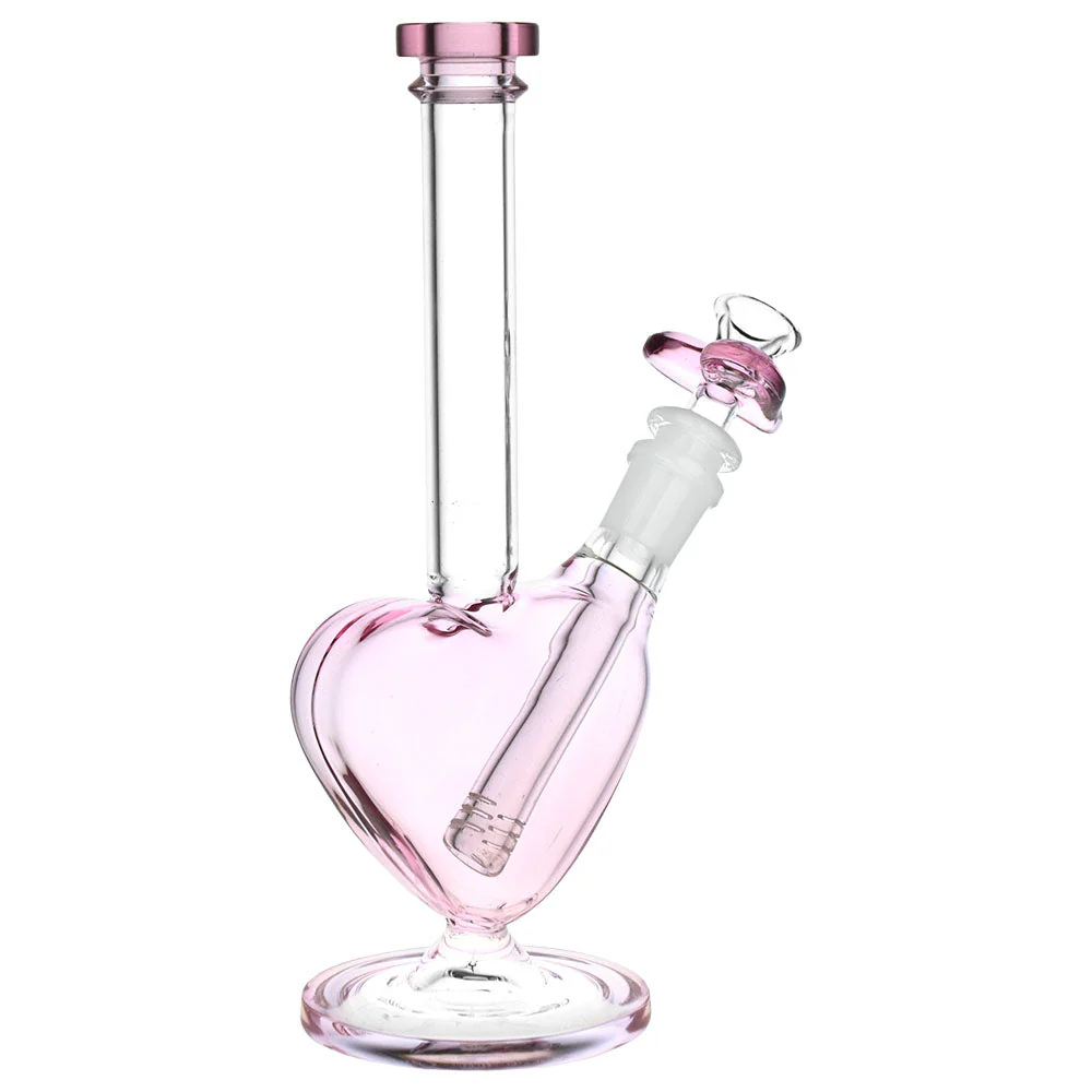 The Heart Grows Fonder Glass Water Pipe - Image 3