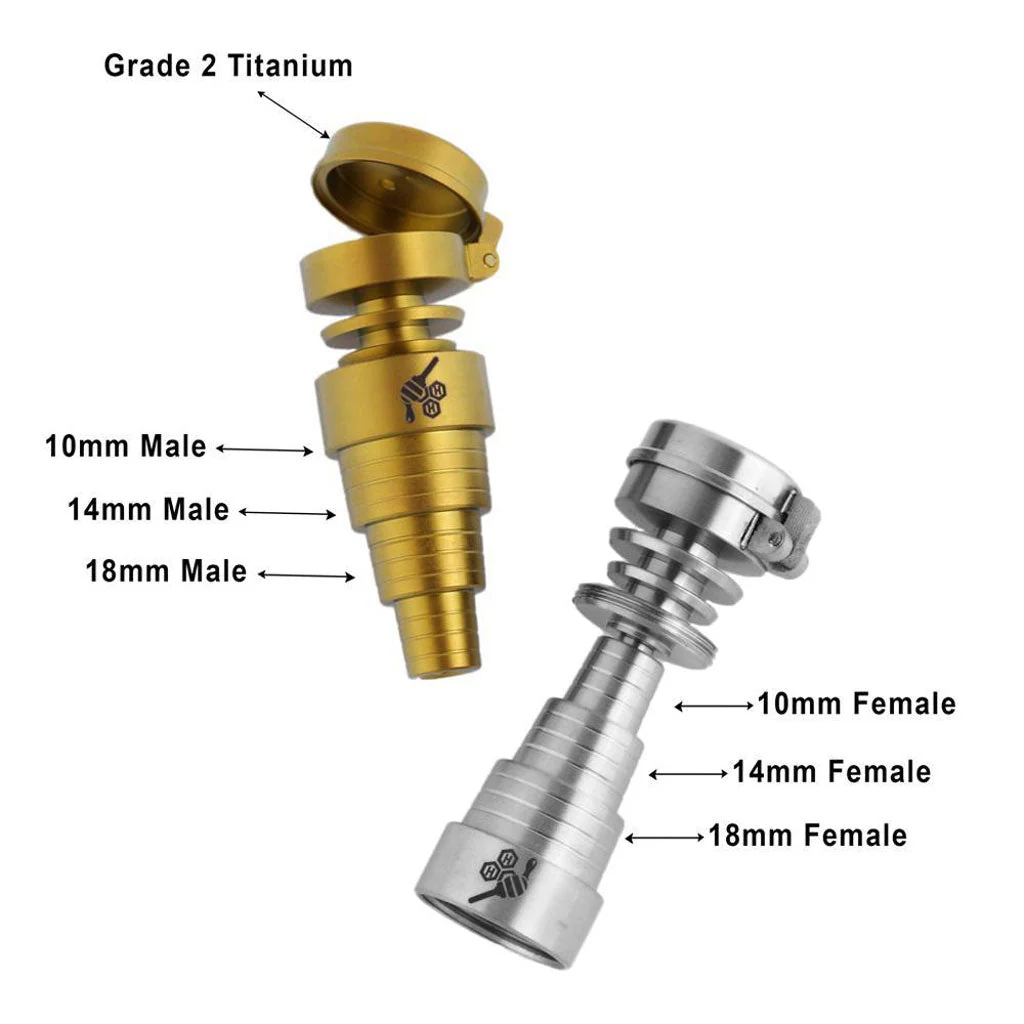 TITANIUM 6 IN 1 CARB CAP DAB NAIL - Image 14