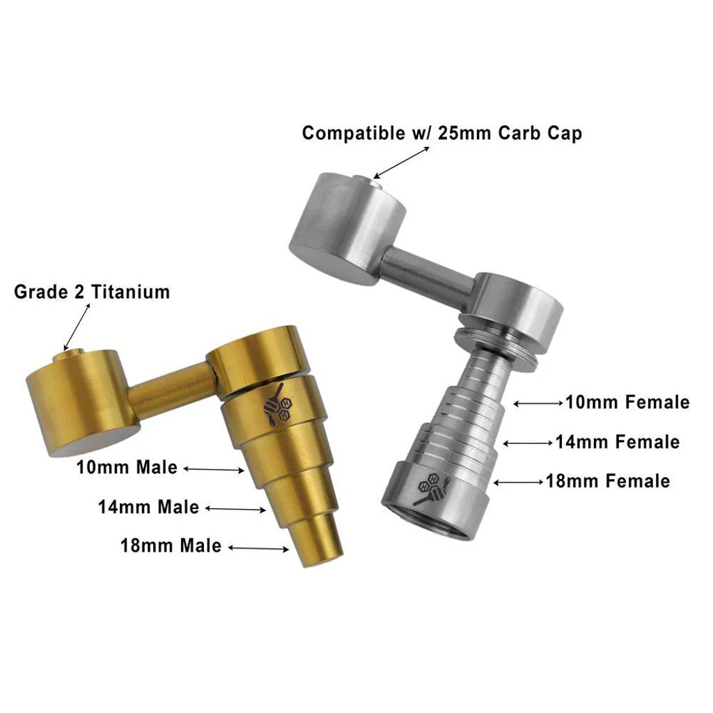 TITANIUM 6 IN 1 SIDECAR DAB NAIL - Image 10