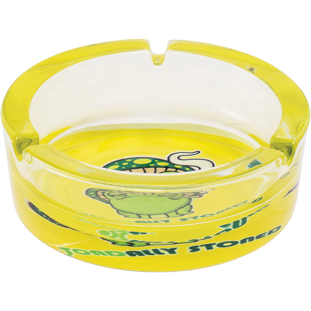 'Toadally Stoned' Glass AshTray - Image 2