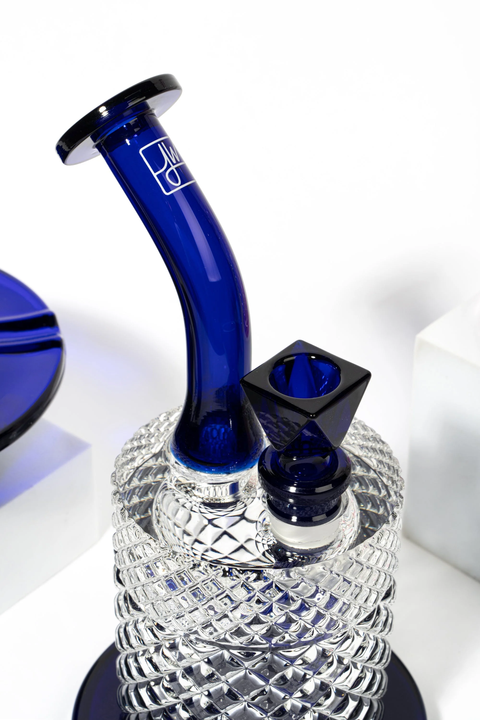 Twenties Collection Water Pipe | Cobalt - Image 4