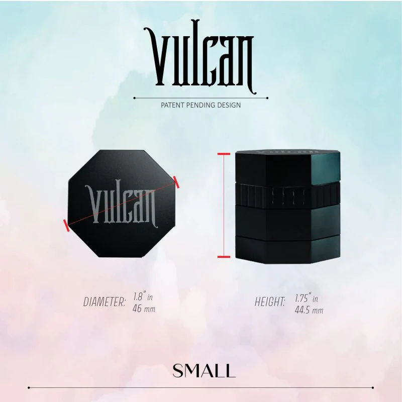 Vulcan 4-Piece Grinder 1.8" (Black) - Image 3