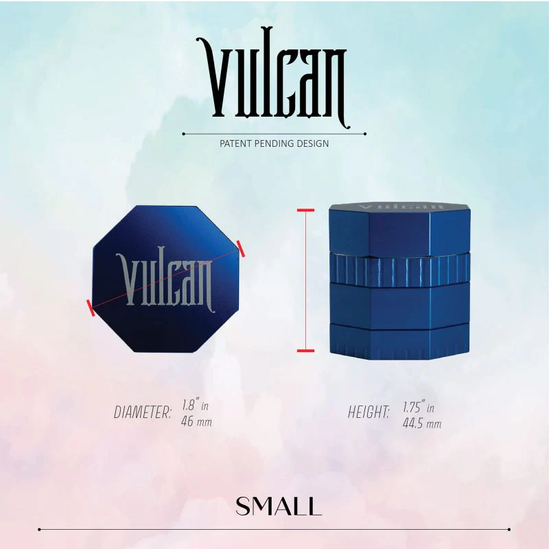 Vulcan 4-Piece Grinder 1.8" (Blue) - Image 3