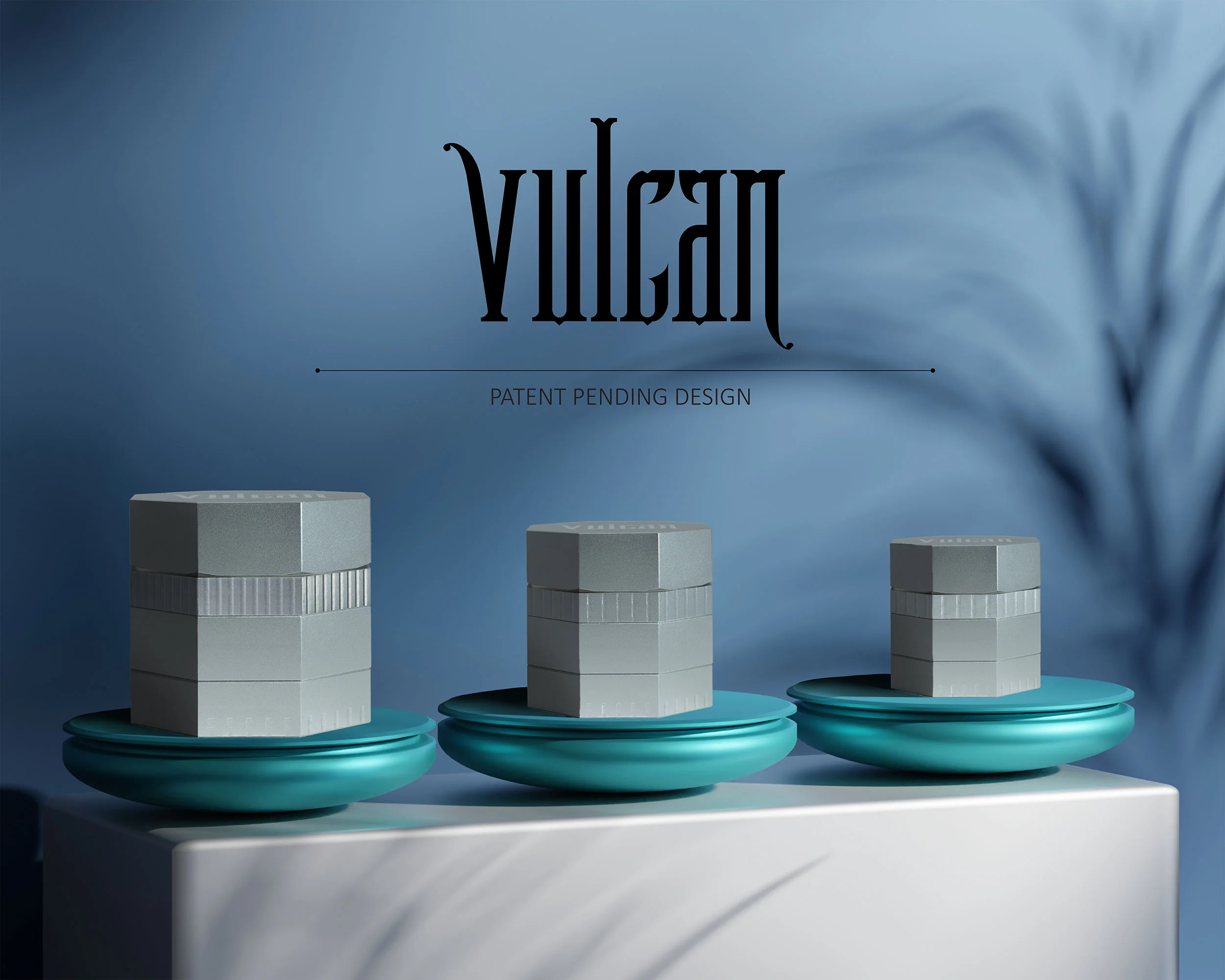 Vulcan 4-Piece Grinder 1.8" (Silver) - Image 4