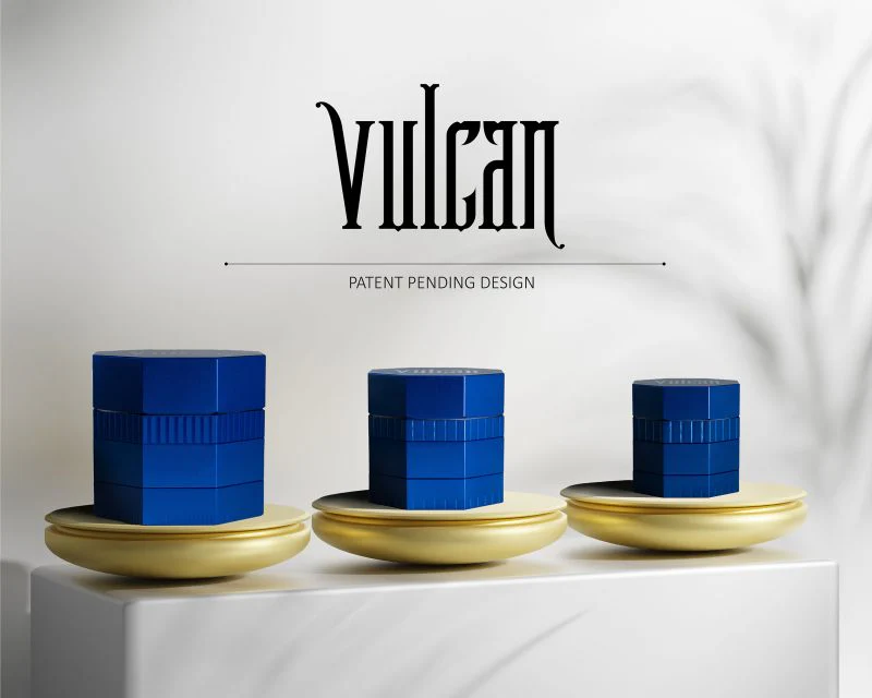 Vulcan 4-Piece Grinder 2.2" (Blue) - Image 4