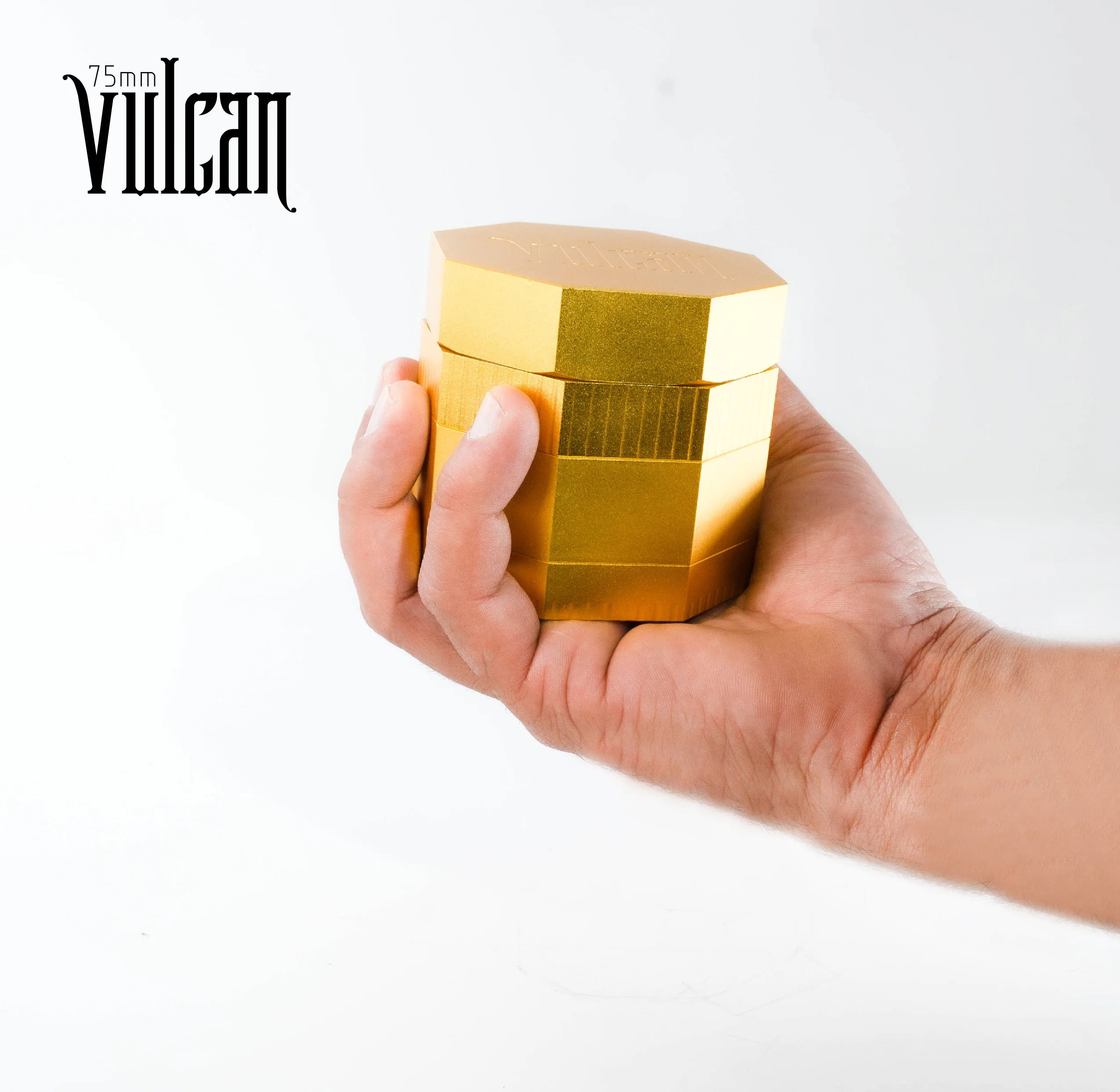 Vulcan 4-Piece Grinder 3" (Gold) - Image 5