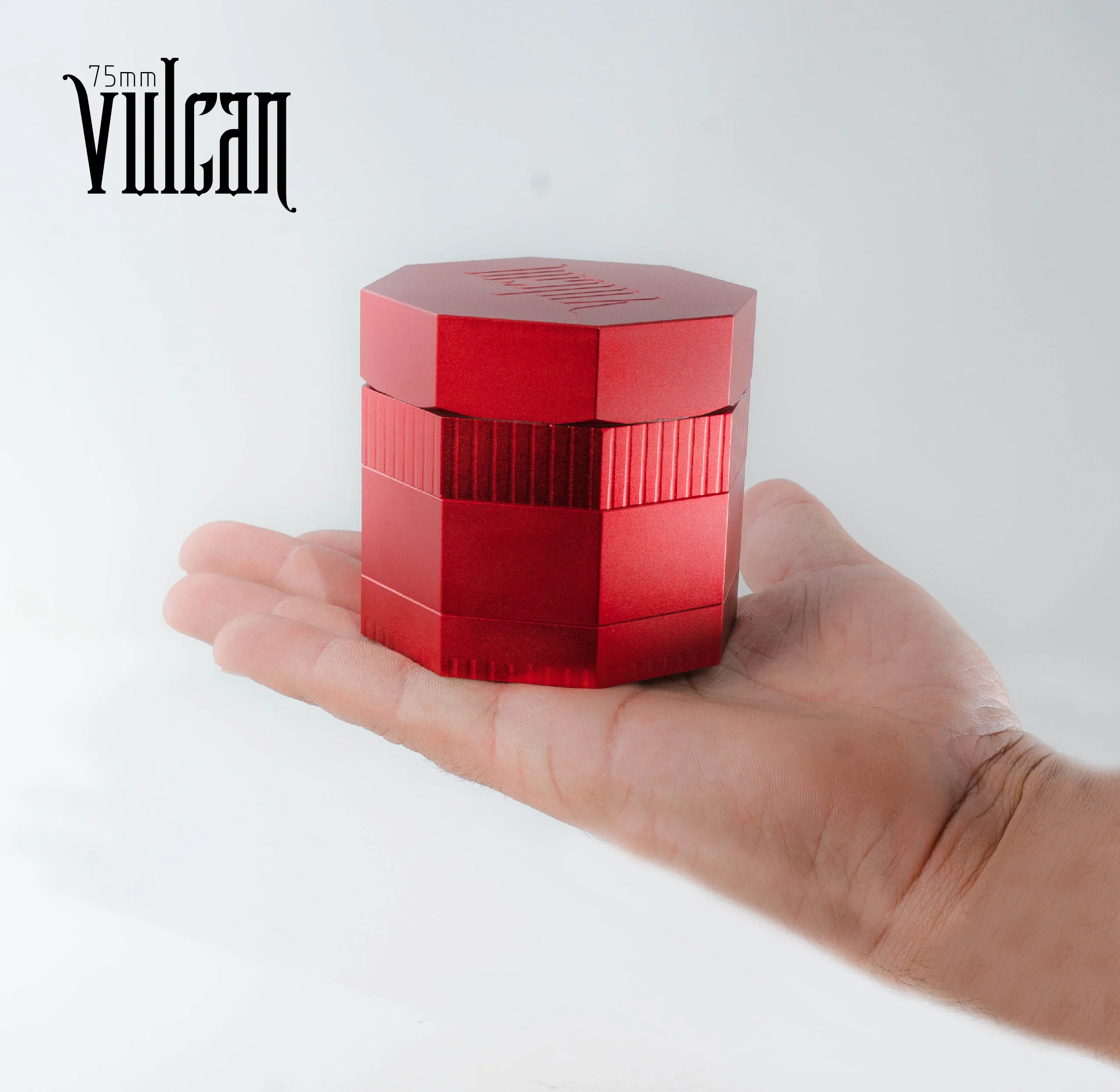 Vulcan 4-Piece Grinder 3" (Red) - Image 6