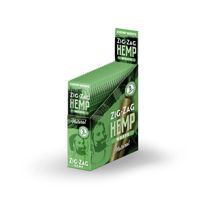 Zig Zag Hemp Wraps - 2pk 25pcs - Image 9