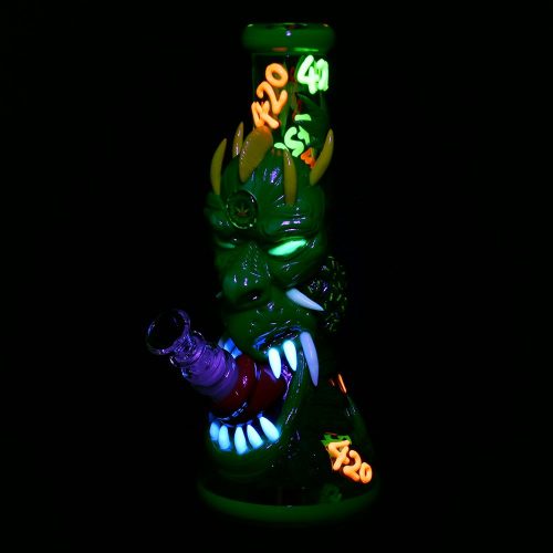 420 dragon glow beaker bong glow